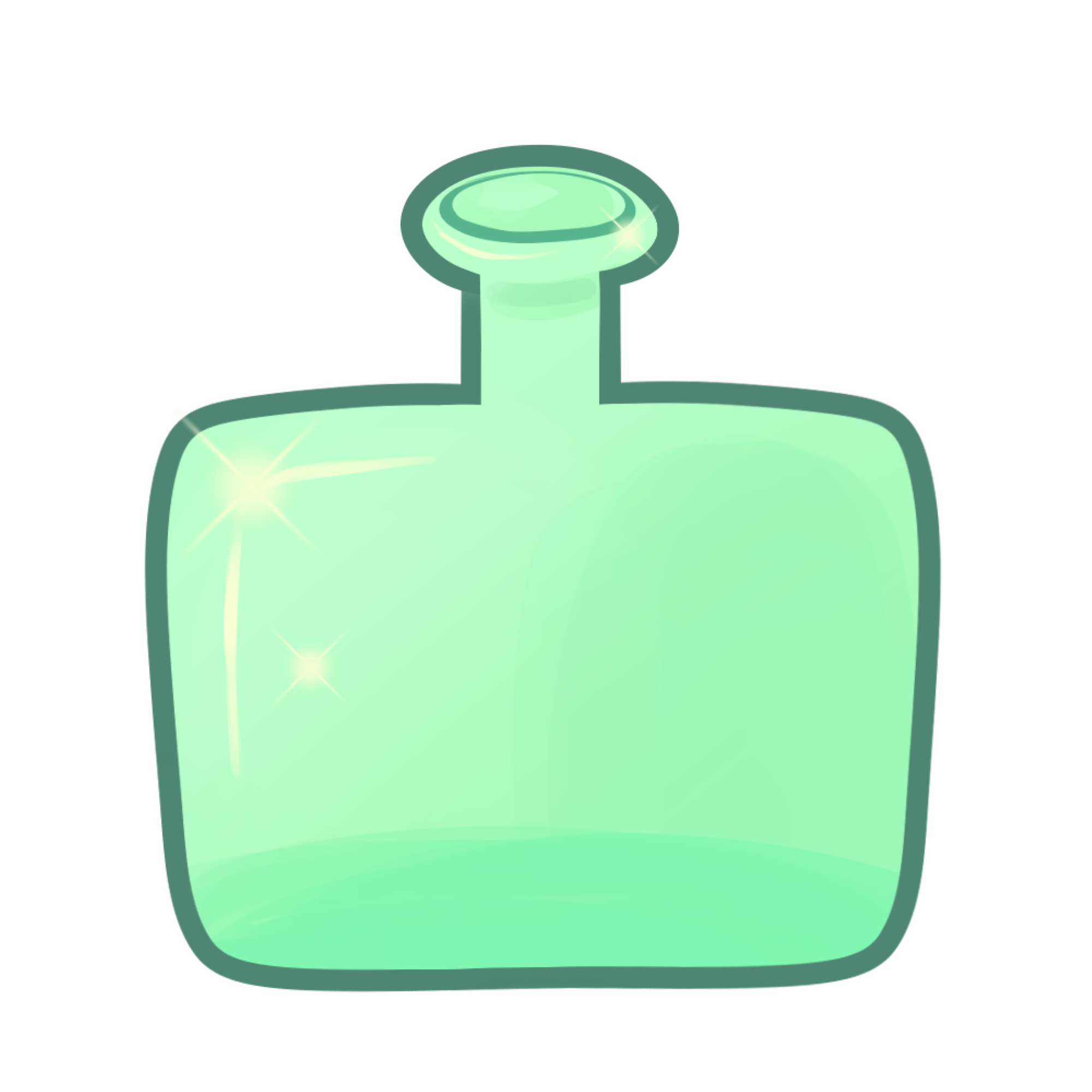 Square bottle